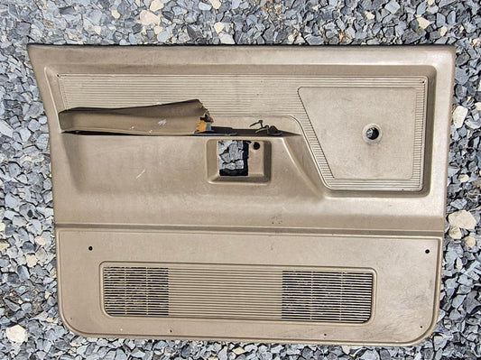 Door Panel Yellow Light Tan (Drivers Side) 84-93 Dodge Ram 1st Gen