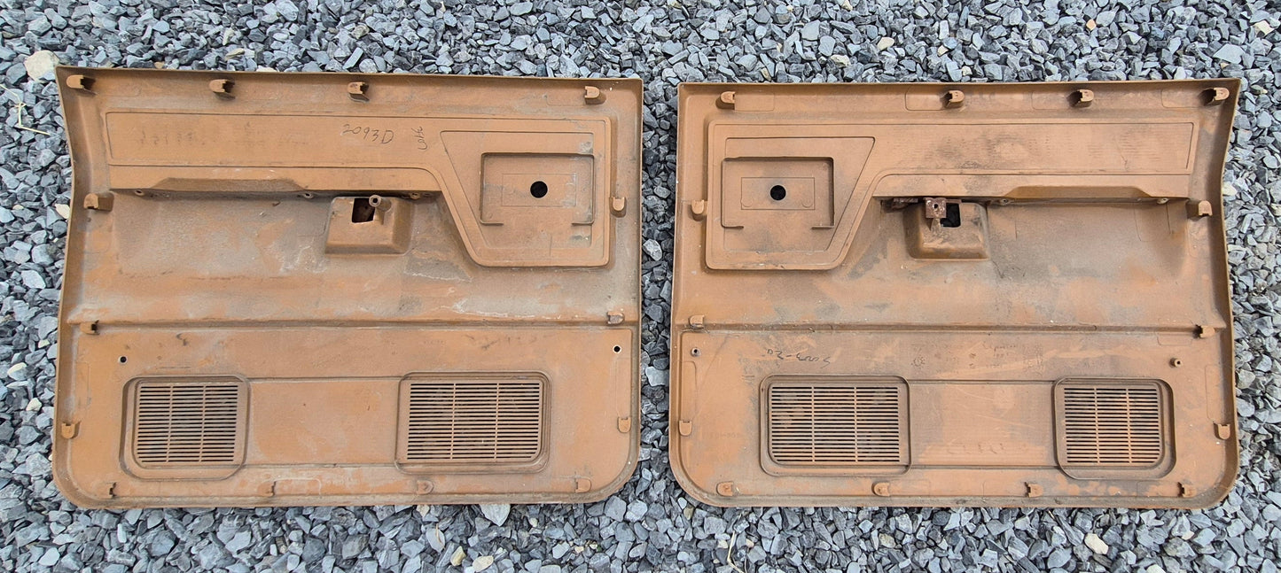 Door Panel Set Spice Tan Manual Set