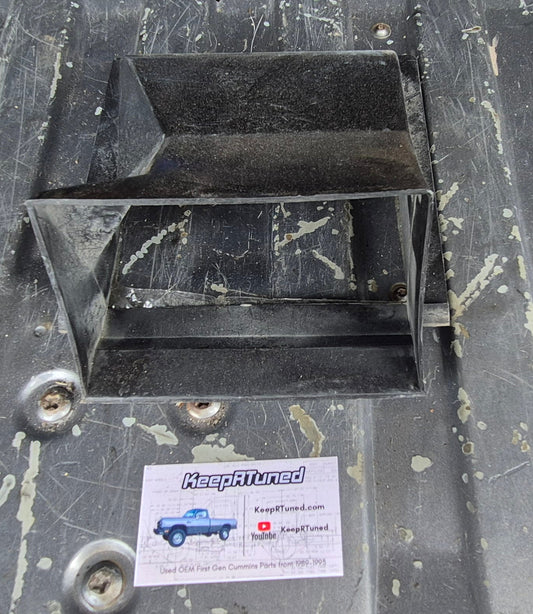 Heater Box Front Vent Deflector First Gen 89-93
