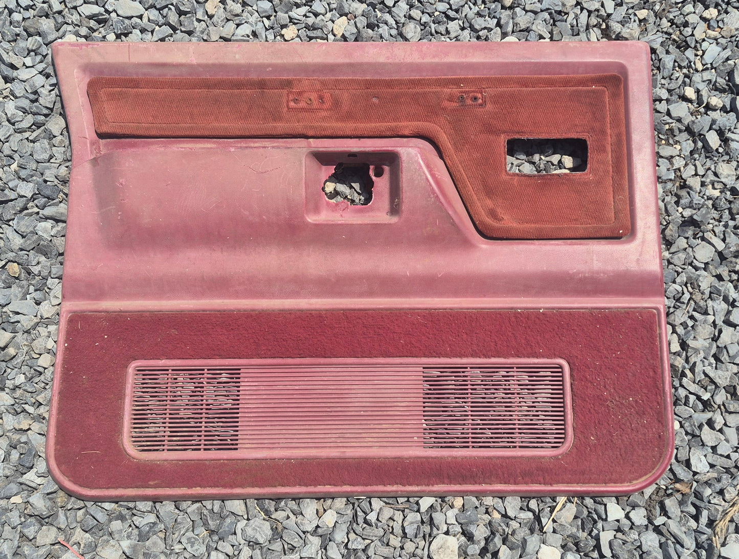 Door Panel Red Driver Side Automatic (read description)