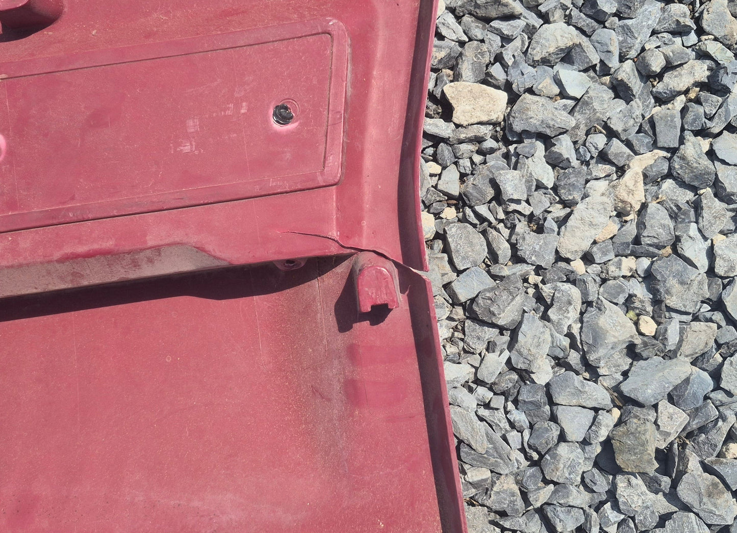 Door Panel Red Driver Side Automatic (read description)