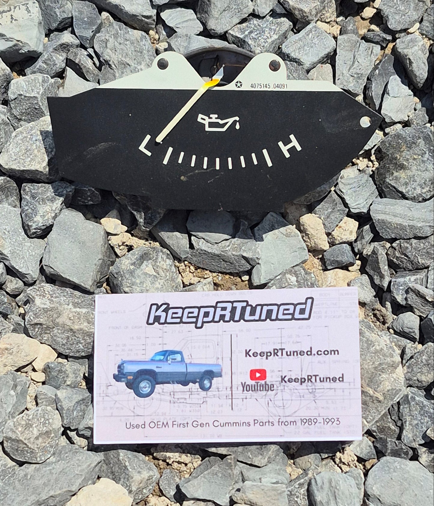 Oil Pressure Gauge '89