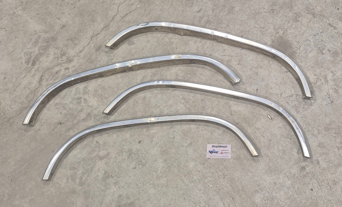 Aluminum Fender Trim Set 81-90 Dodge Ram 1st Gen Cummins