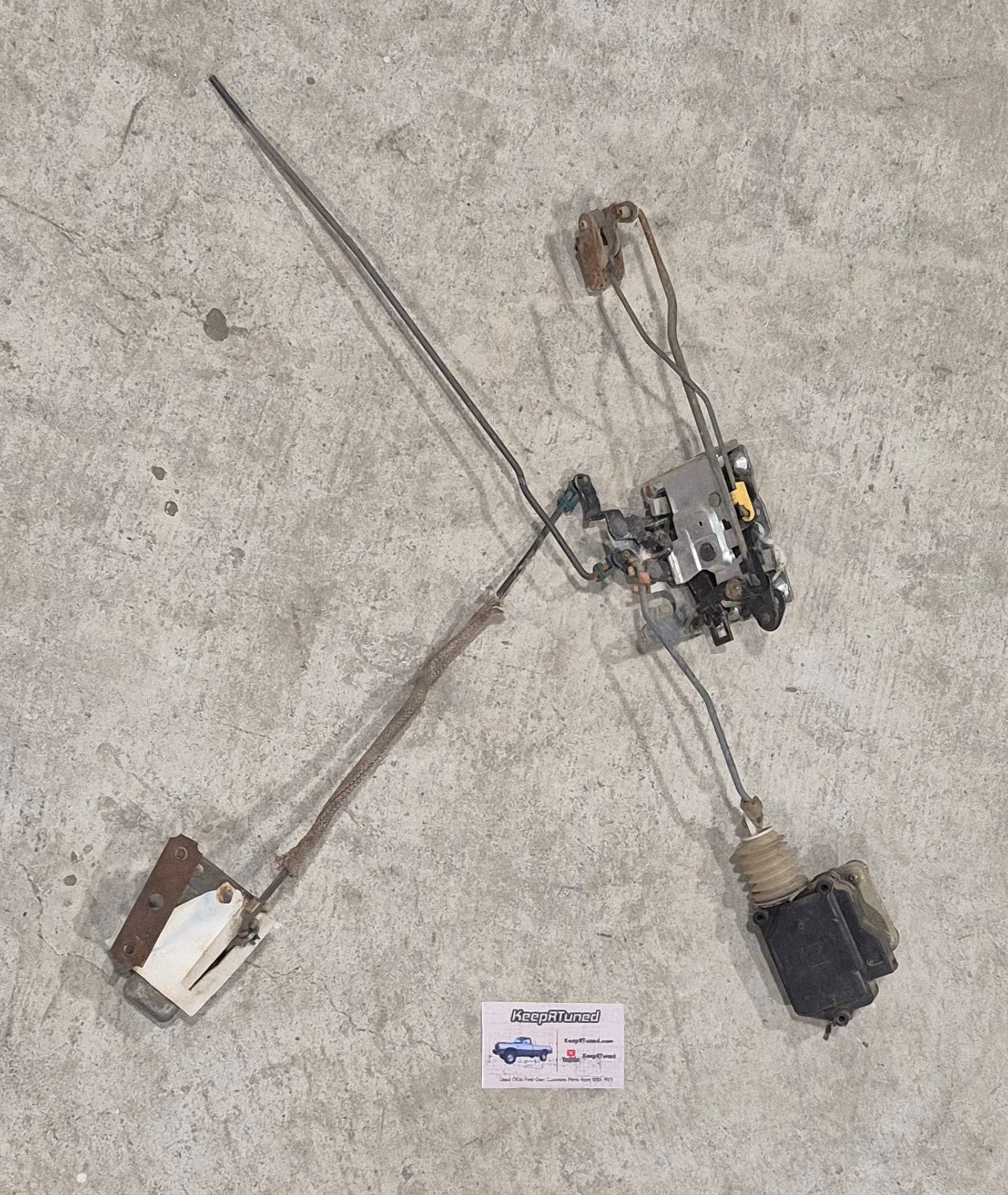 Interior Door Automatic Lock Linkage Assembly Drivers Side 89-93 (read)