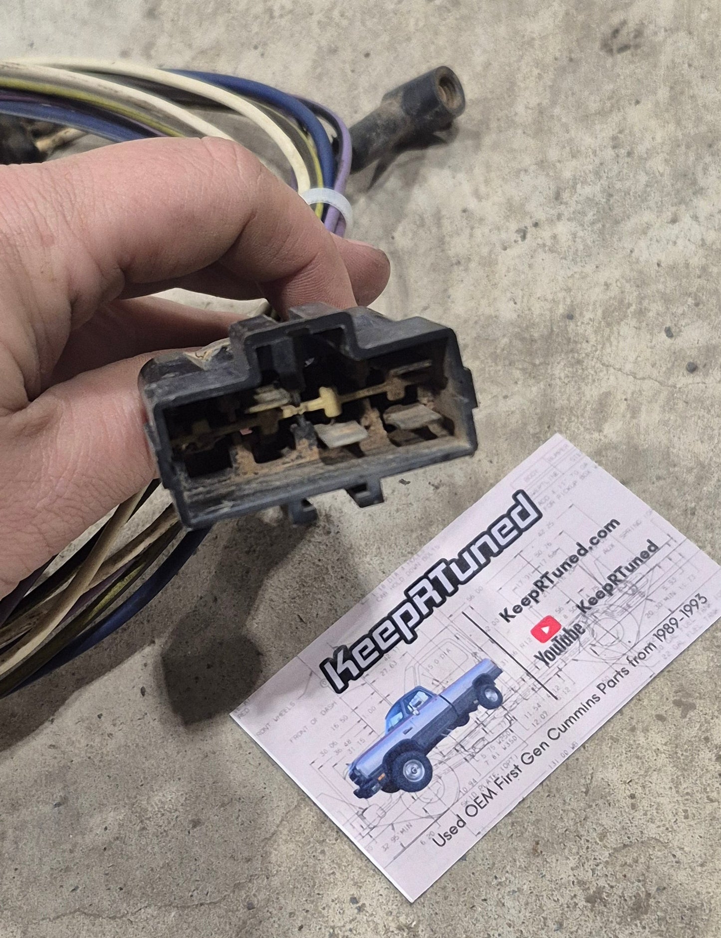 Manual Transmission Harness 1989 Non Intercooled 12 Valve Cummins Harness