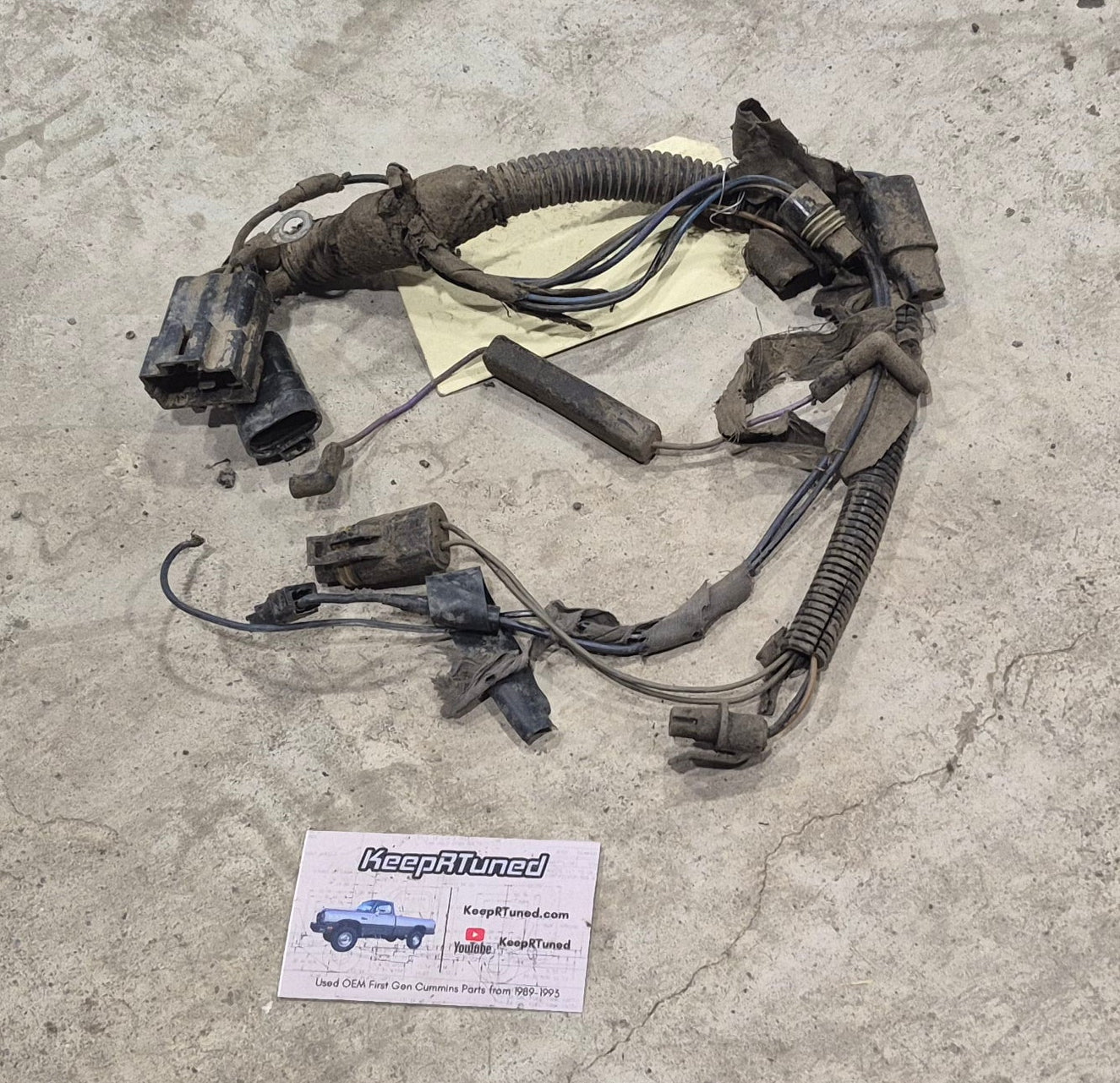 Engine Wiring Harness 1989 Non Intercooled 12 Valve Cummins