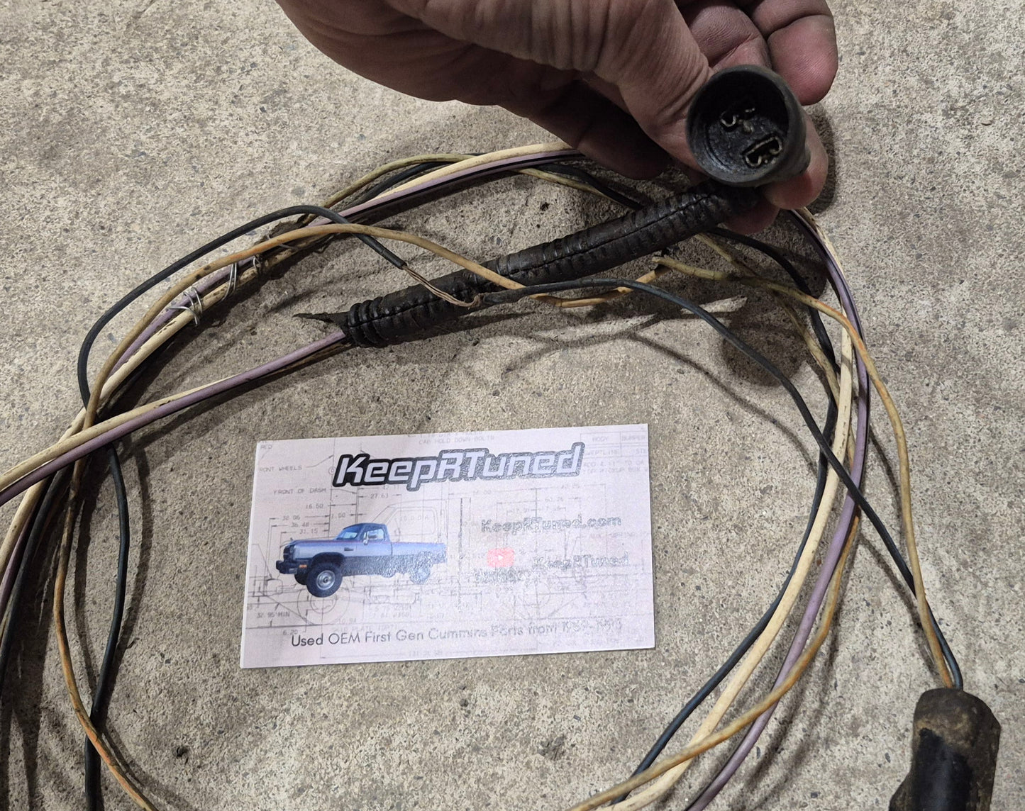 MANUAL Transmission Wiring Harness 90-91 Non Intercooled 1st Gen Cummins diesel