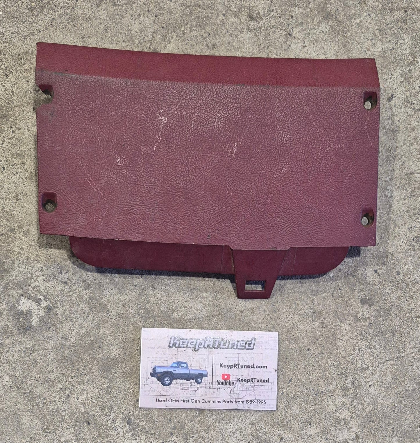 Trim - Red Fuse Box Dash Trim