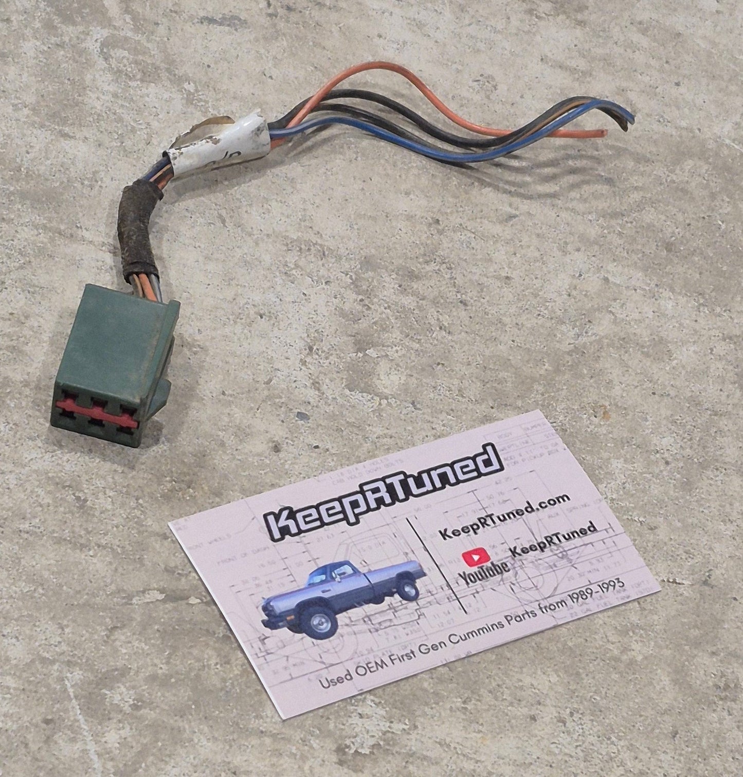 O.D. / Overdrive Switch Plug 91-93 Dodge Ram Cummins Diesel