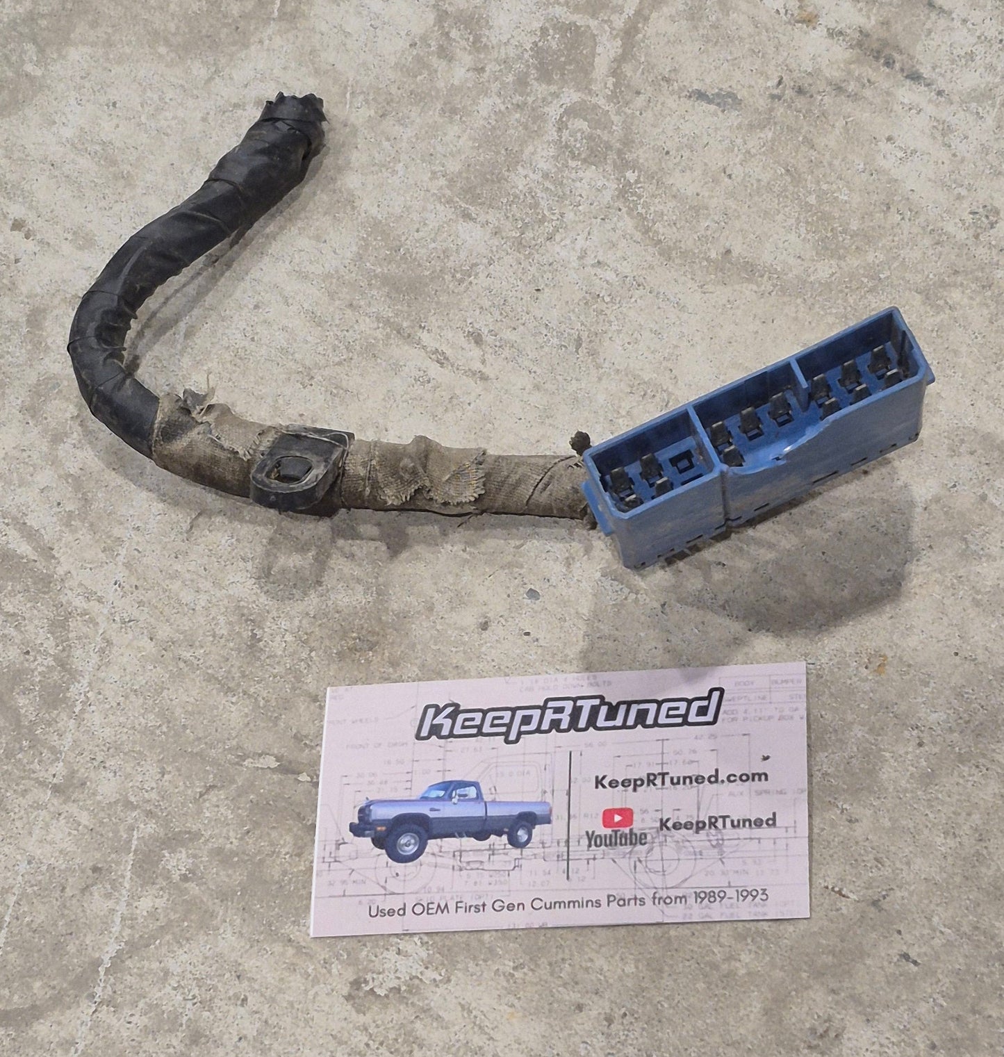 Dash Side Chassis Harness Plug Dodge Ram Cummins