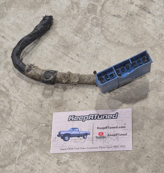 Dash Side Chassis Harness Plug Dodge Ram Cummins