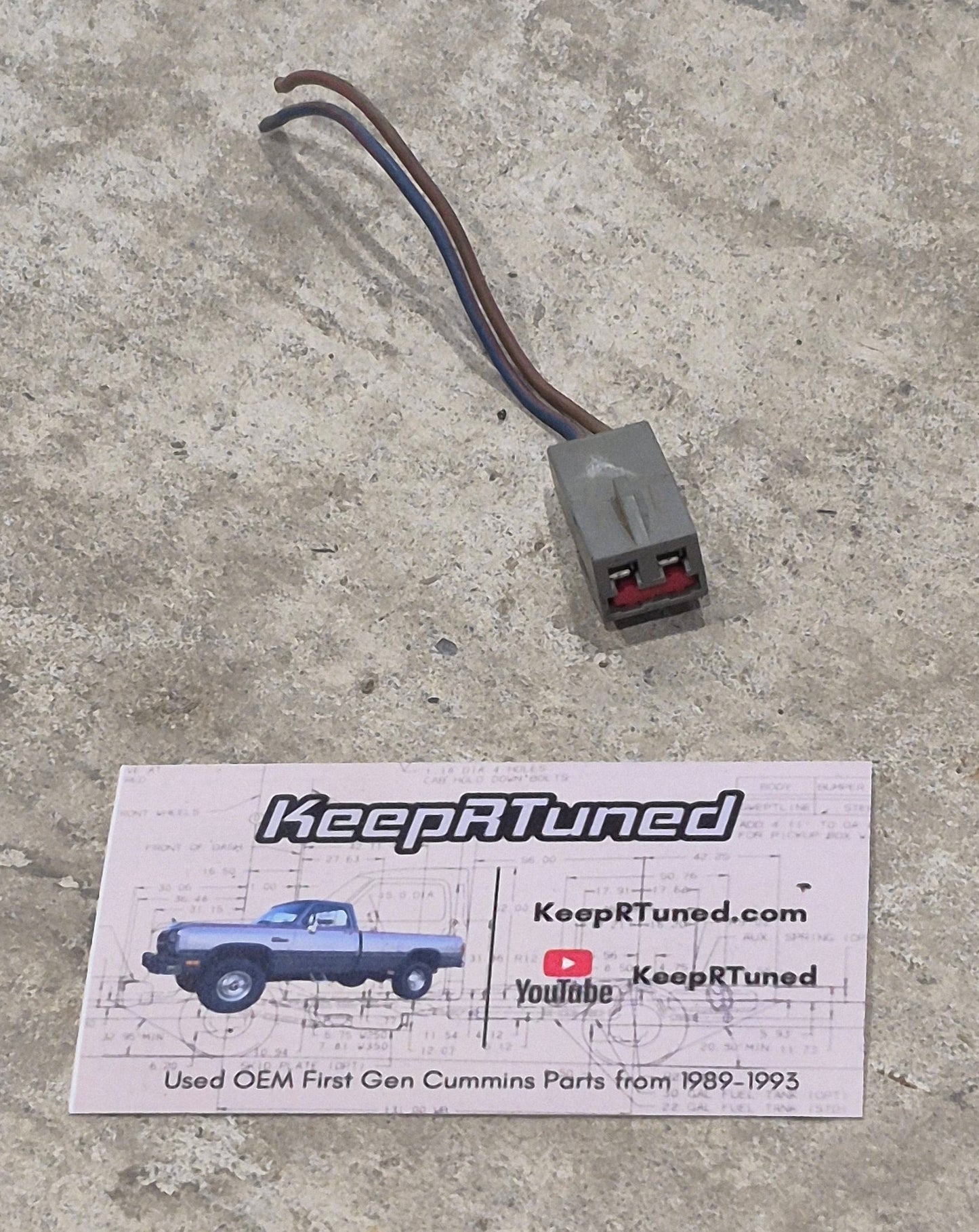Left (Driver side) Door to Dash Plug Dodge Ram Cummins