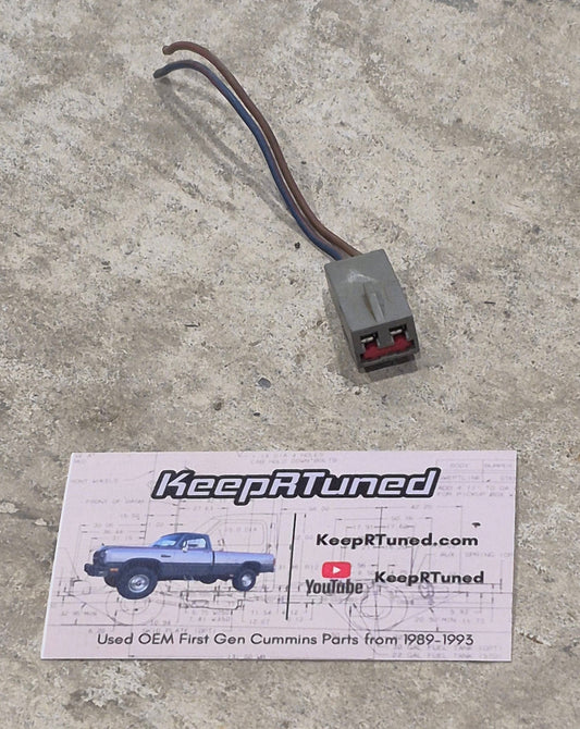 Left (Driver side) Door to Dash Plug Dodge Ram Cummins