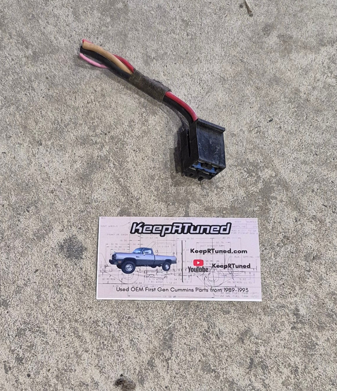 Left (Drivers side) Door to Dash Plug Dodge Ram Cummins