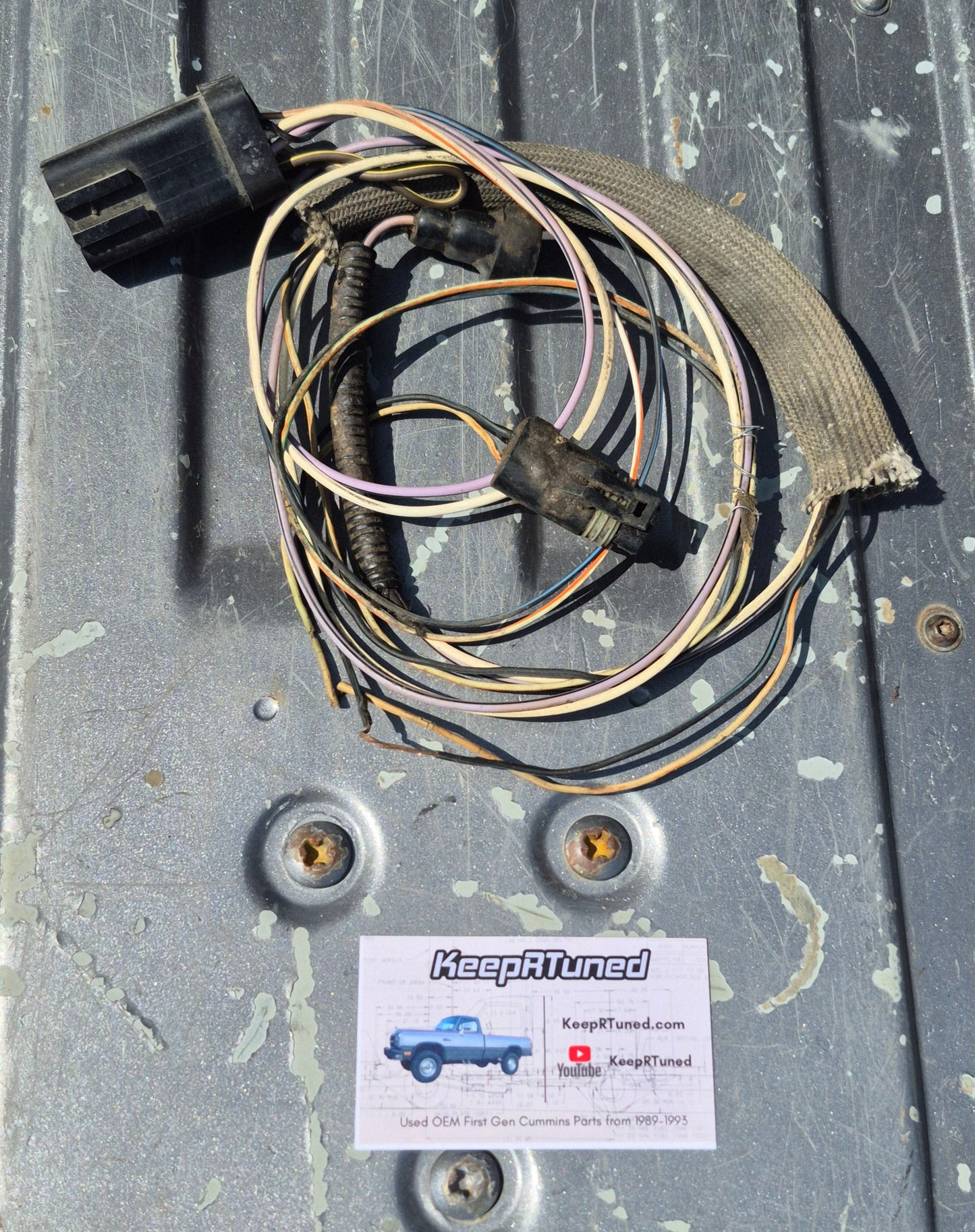 2 WD MANUAL Transmission Wiring Harness 90-91 Non Intercooled 1st Gen Cummins diesel