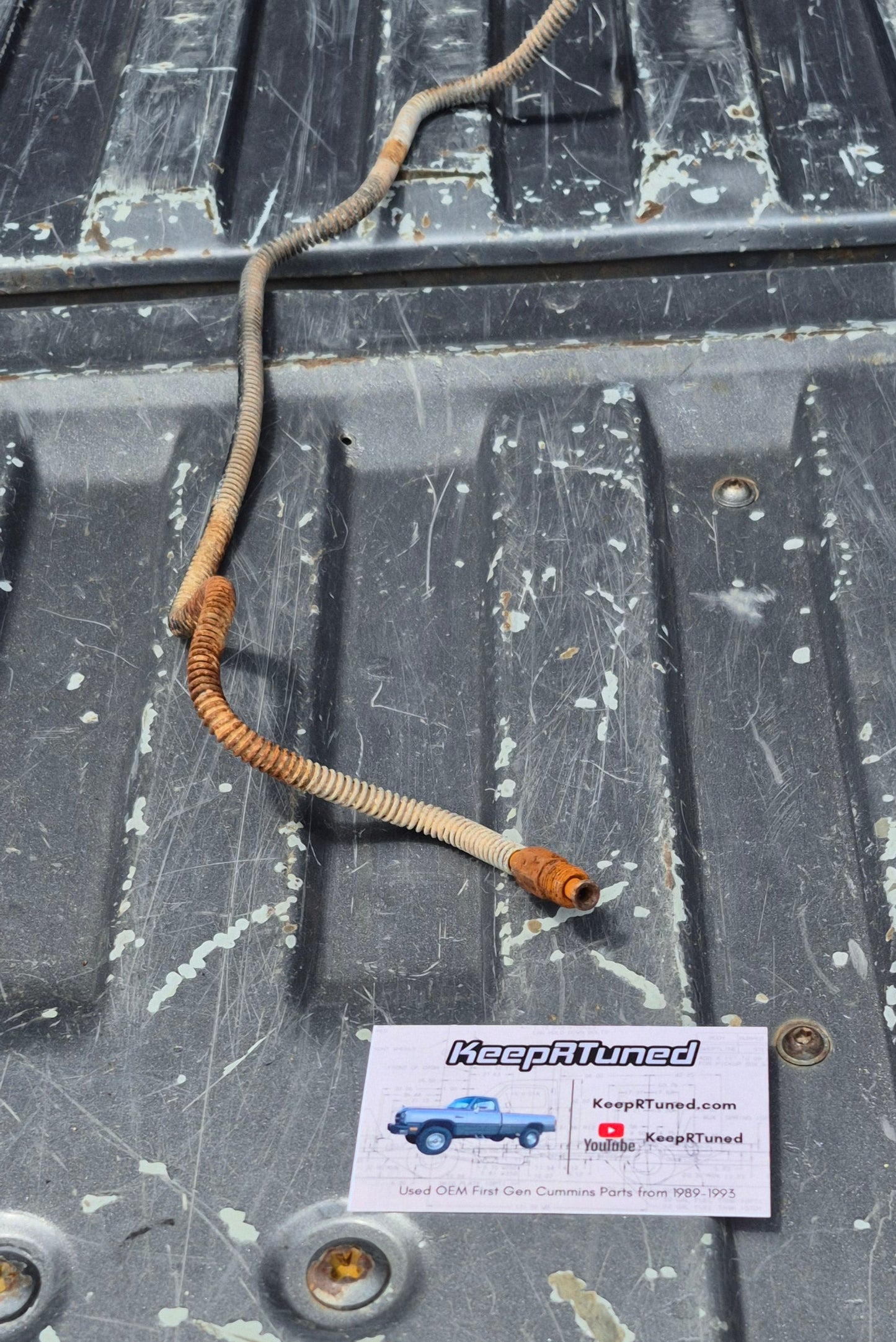 Non Cabin Chassis Regular Dually Brake Hard Line on Axel 1989-1993