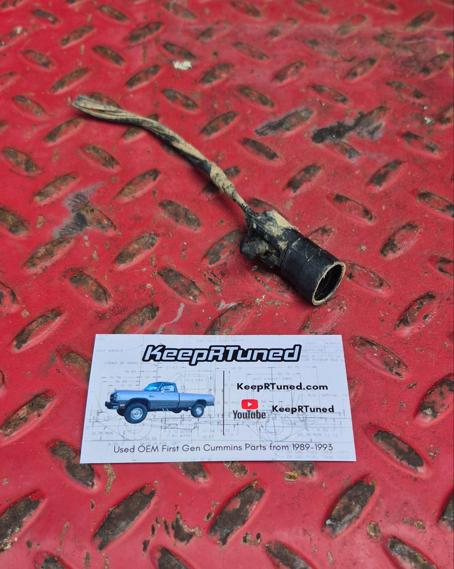Chassis to License Plate Light Plug Dodge Ram Cummins