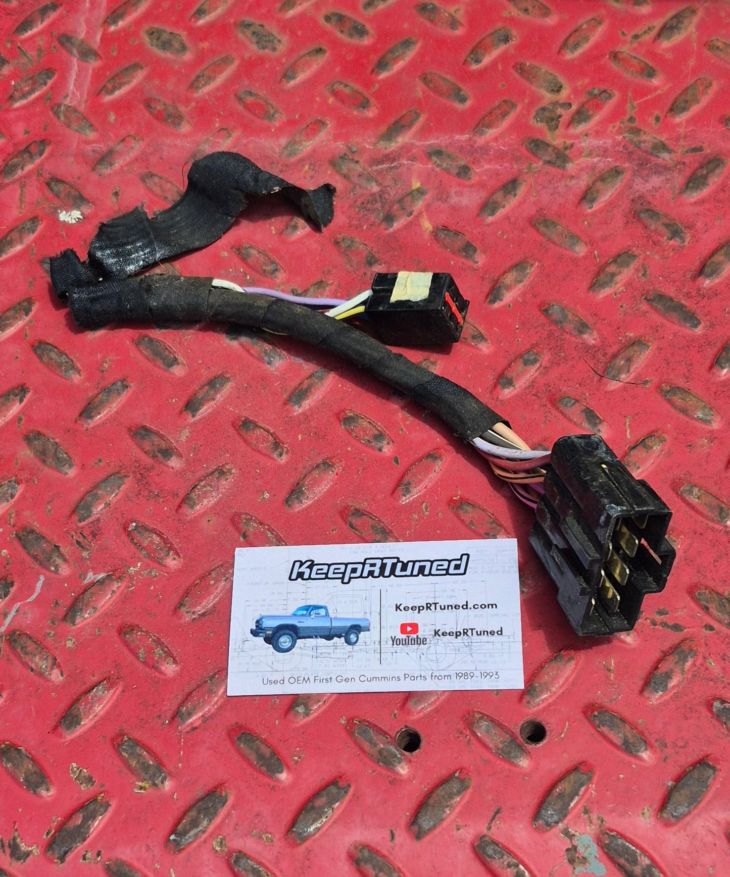 Right Side (Passenger) to Left Side Door Harness Plug Dodge Ram Cummins