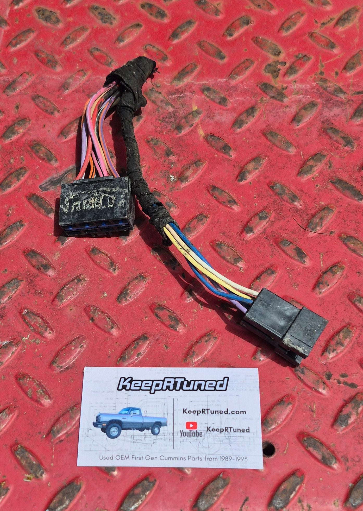 Left Side (Driver) to Right Side Door Harness Plug Dodge Ram Cummins