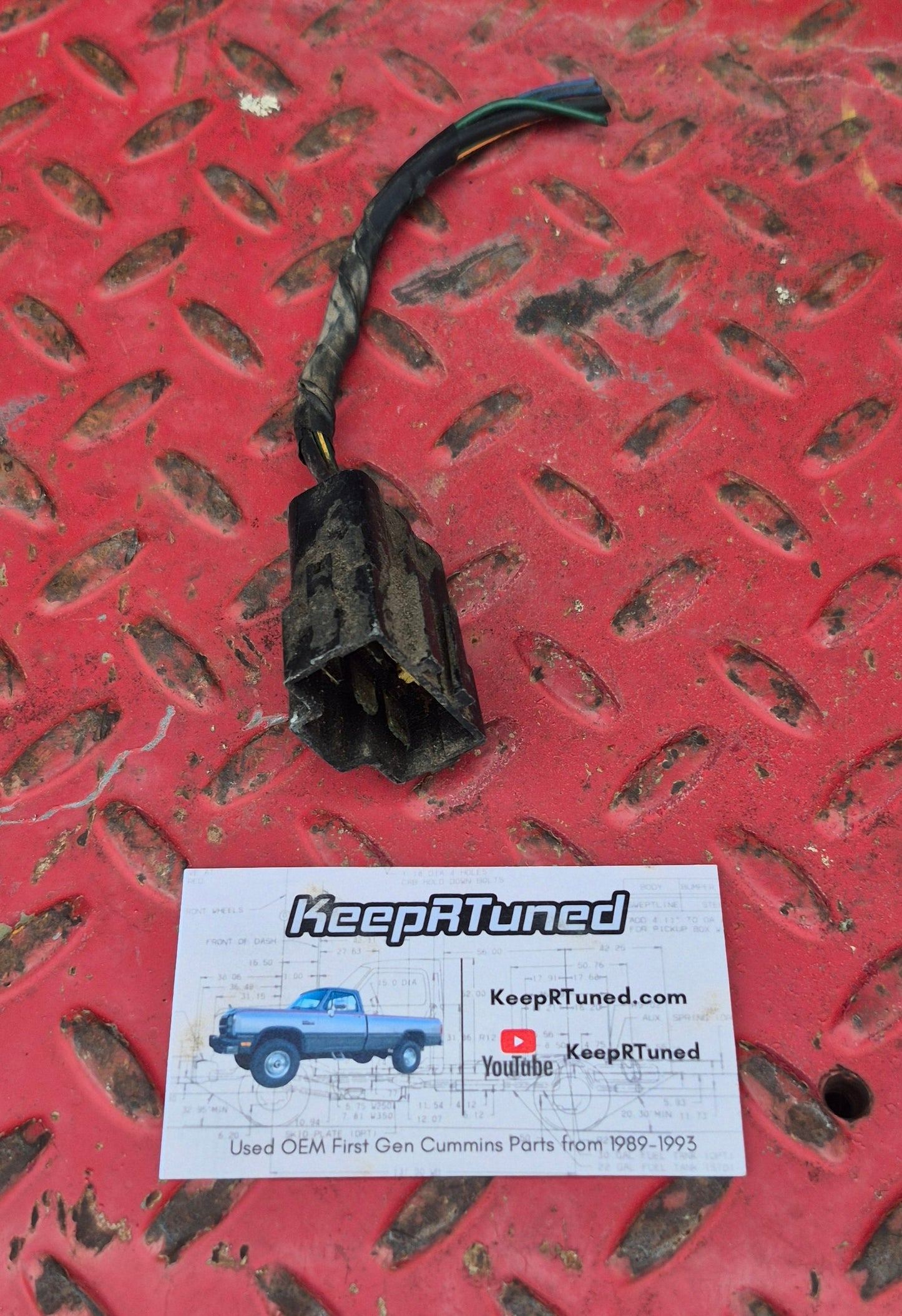 Under Hood to Alternator Harness Plug Dodge Ram Cummins