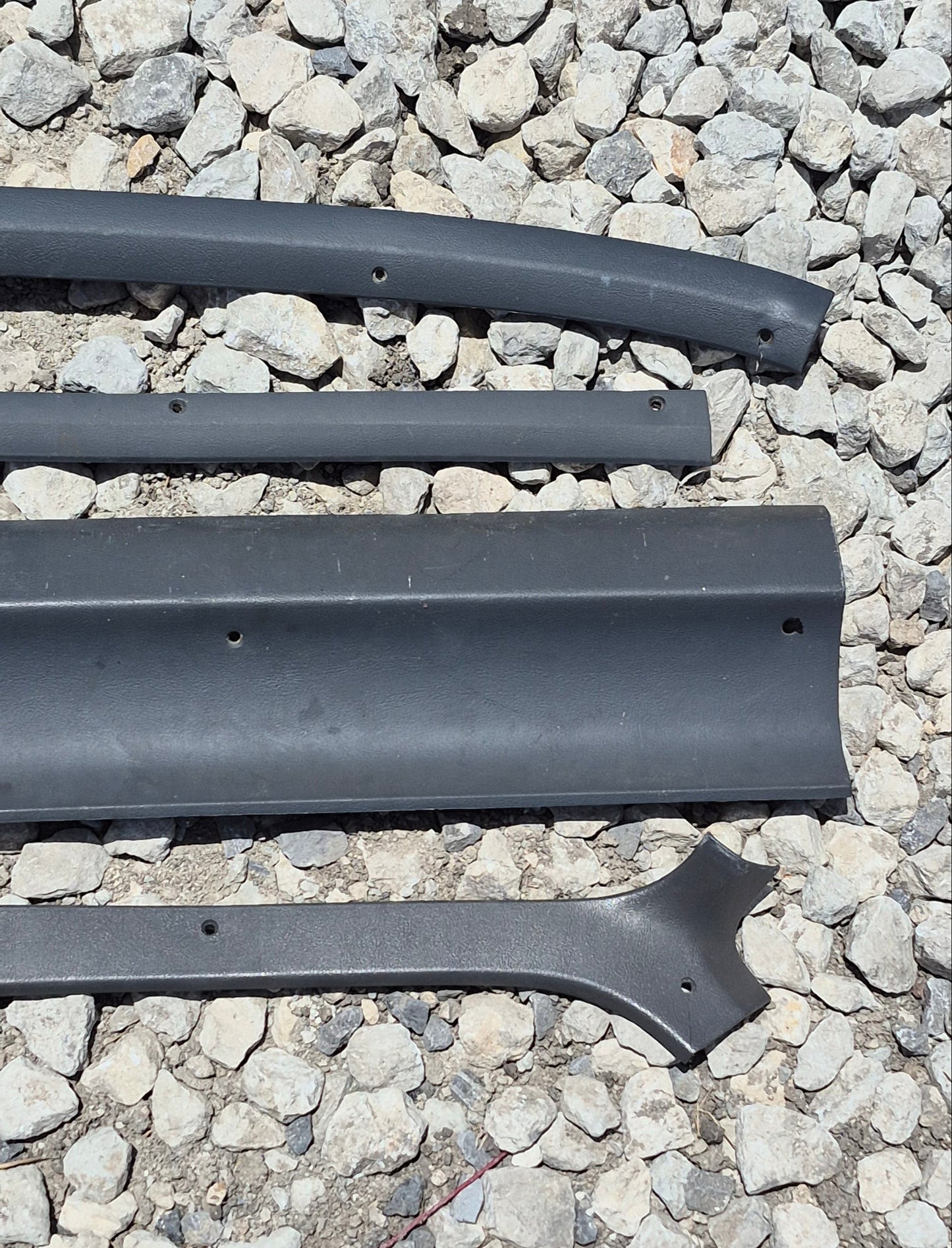 Grey Headliner Trim Set Bundle 81-93 Dodge Ram 1st Gen Cummins