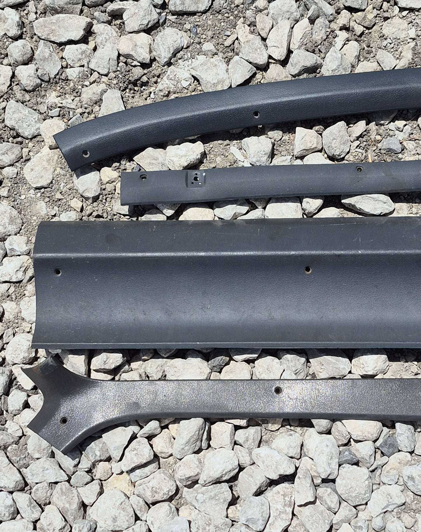 Grey Headliner Trim Set Bundle 81-93 Dodge Ram 1st Gen Cummins