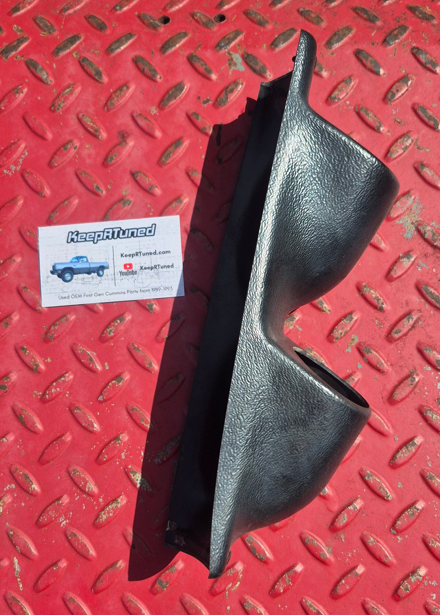 Black Triple Pillar 2 Gauge Pod