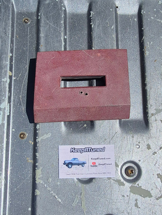 Trim - Ash Tray Cover (Red) - Read