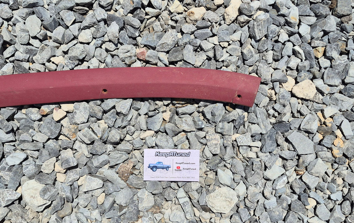 Headliner Trim Above Windshield - Red