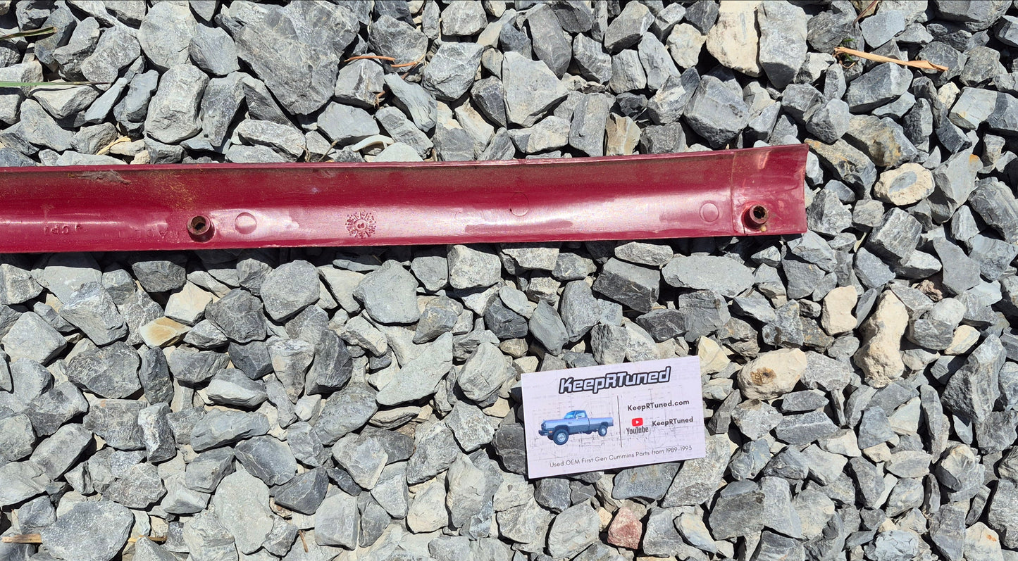 Headliner Trim - Above Rear Window (Red) 89-93 Dodge Ram 1st Gen Cummins
