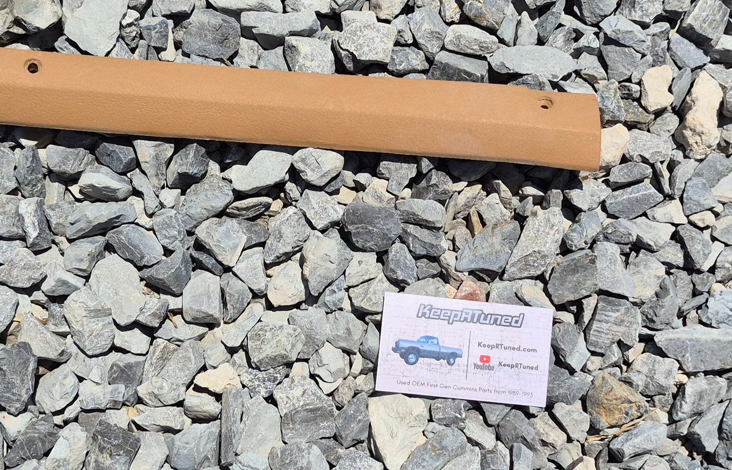 Headliner Trim - Above Rear Window (Spice Tan) 89-93 Dodge Ram 1st Gen Cummins