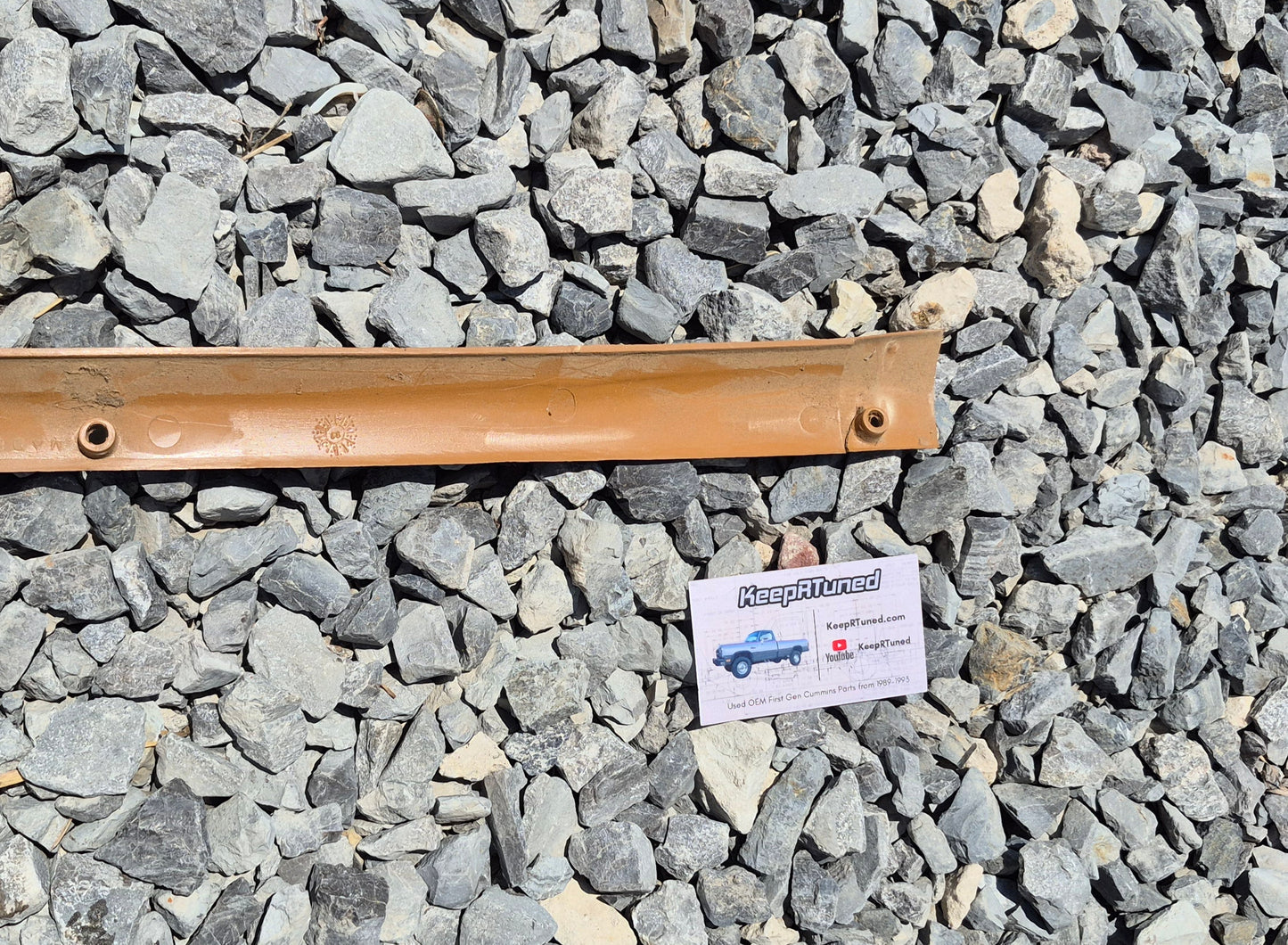 Headliner Trim - Above Rear Window (Spice Tan) 89-93 Dodge Ram 1st Gen Cummins