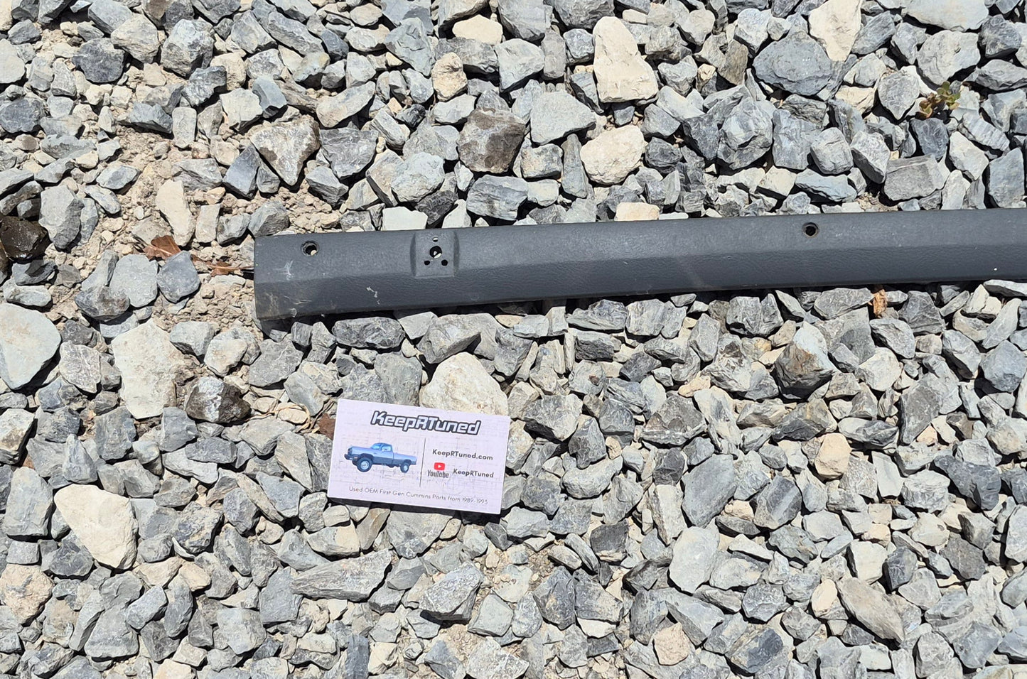 Headliner Trim - Above Rear Window (Gray) 89-93 Dodge Ram 1st Gen Cummins