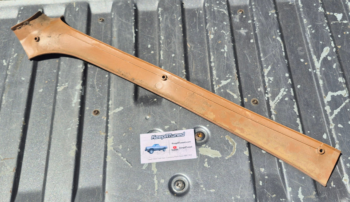 Headliner Trim Above Drivers Side - Tan 89-93 Dodge Ram 1st Gen Cummins