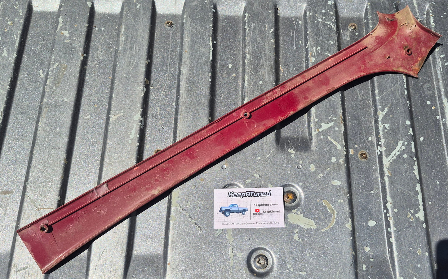 Headliner Trim (Above Passenger Door, Red)