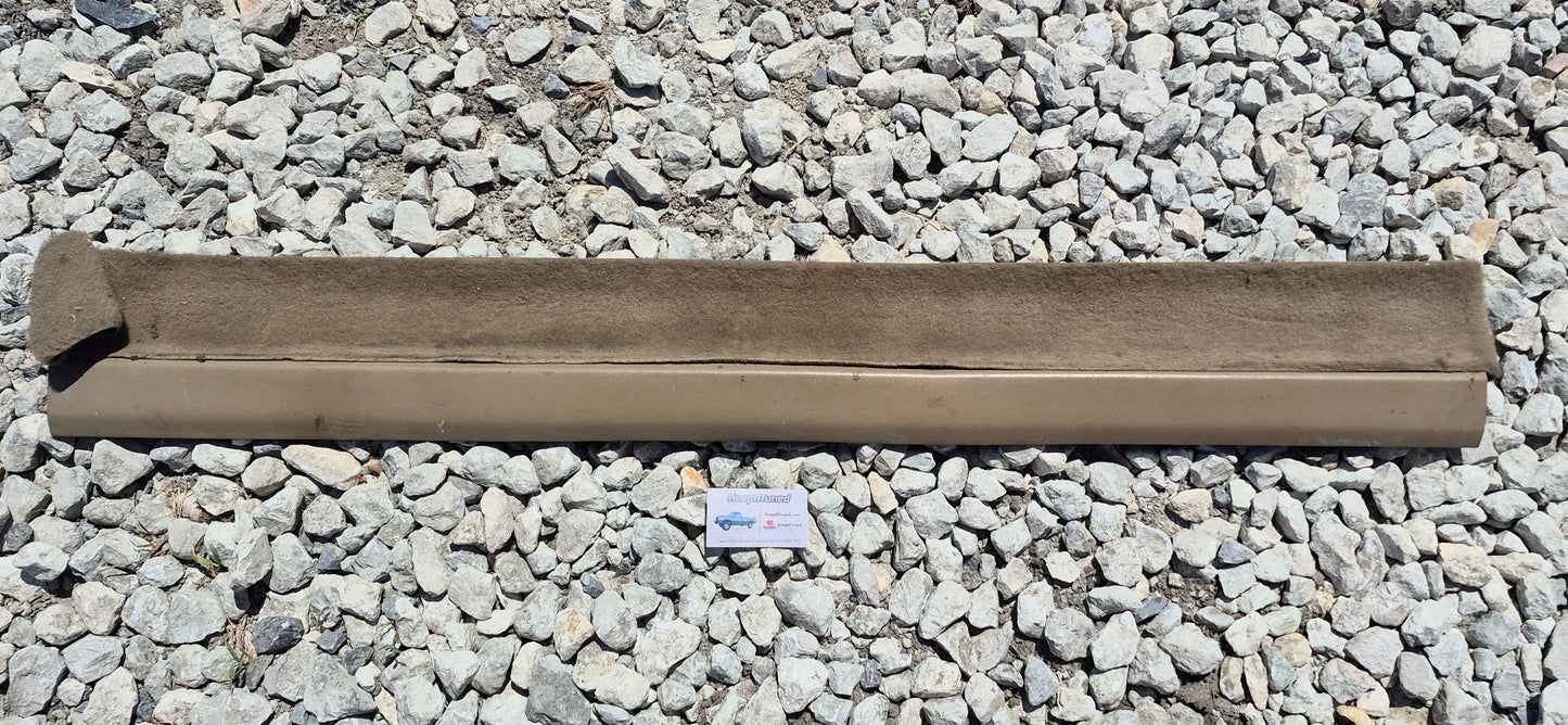Trim Below Rear Window Carpeted Tan 89-93 Dodge Ram 1st Gen (Read) (Copy)