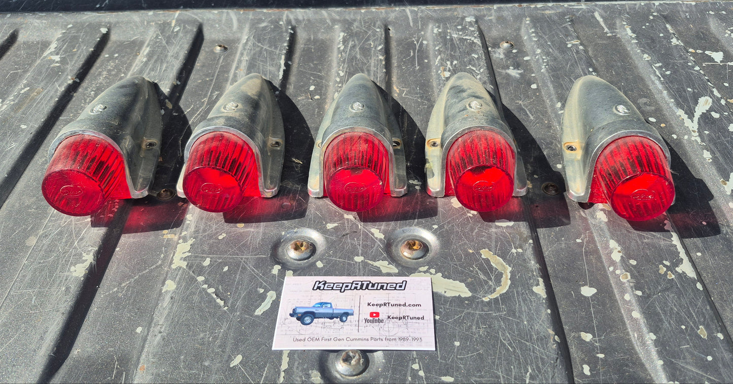 Dipsa Chrome Cab Light Set 89-93 Dodge Ram 1st Gen Cummins