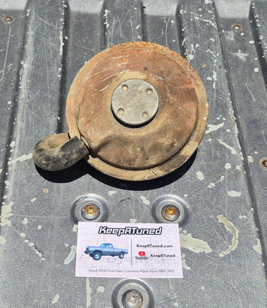 Power Steering Pump / Vacuum Pump Pancake Non Intercooled First Gen Cummins 89-90