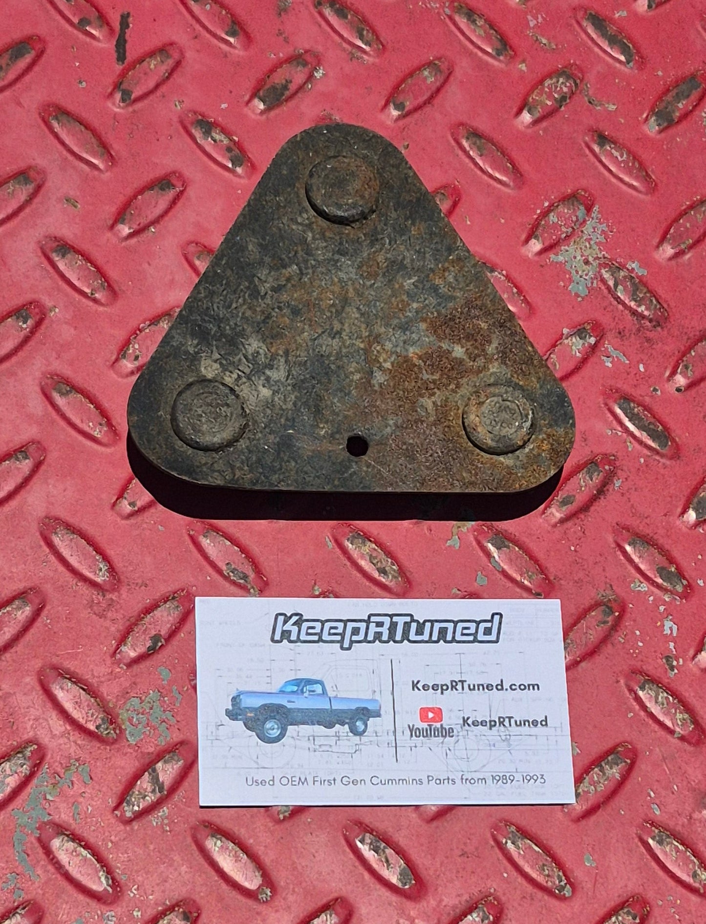 CRUISE CONTROL ACTUATOR BACKING / MOUNTING PLATE 1989-1993 DODGE RAM CUMMINS