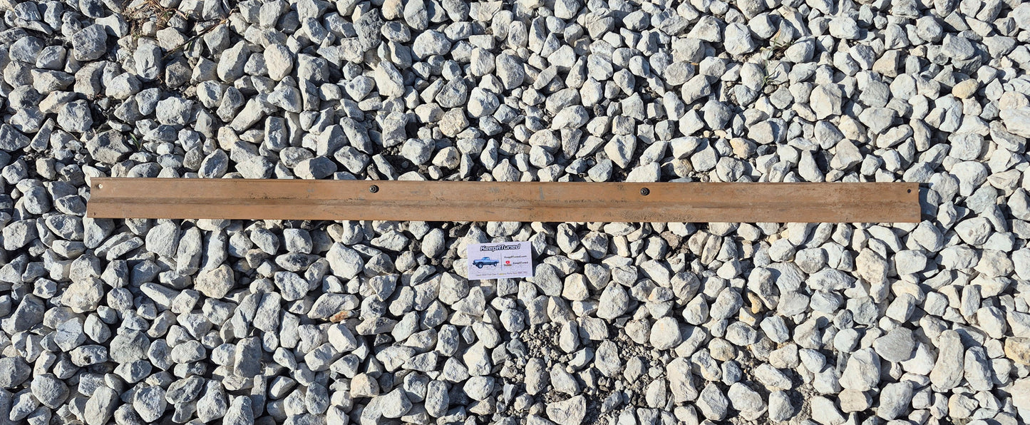 Club Cab Rear Interior Carpet Sill Plate - Tan