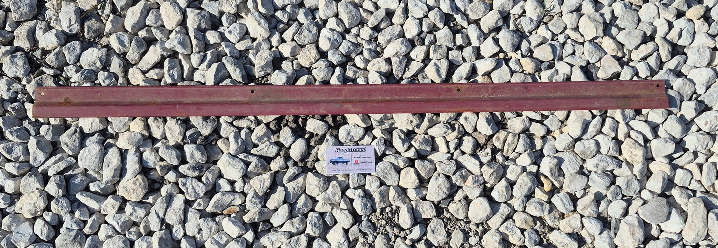 Club Cab Rear Interior Carpet Sill Plate - Red