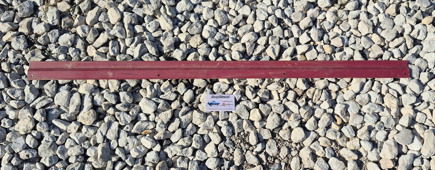 Club Cab Rear Interior Carpet Sill Plate - Red
