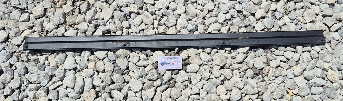 Club Cab Rear Interior Carpet Sill Plate - Black (for base model with vinyl floor)