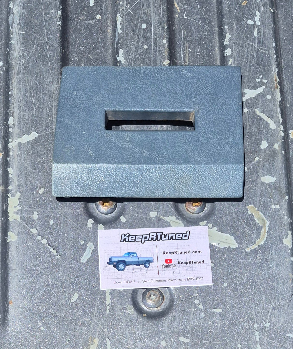 Trim - Ash Tray Cover (Blue Gray) - Read