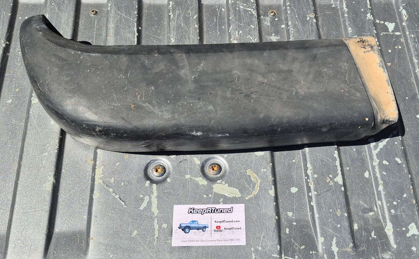Bumper Pad Trim Ends LE 91-93 Dodge Ram 1st Gen Cummins - Read