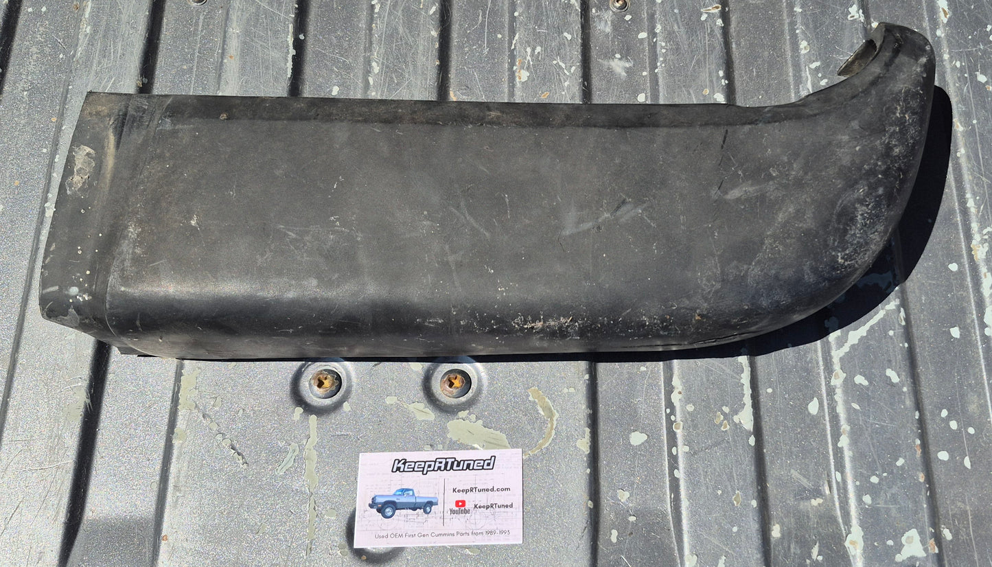 Bumper Pad Trim Ends LE 91-93 Dodge Ram 1st Gen Cummins - Read