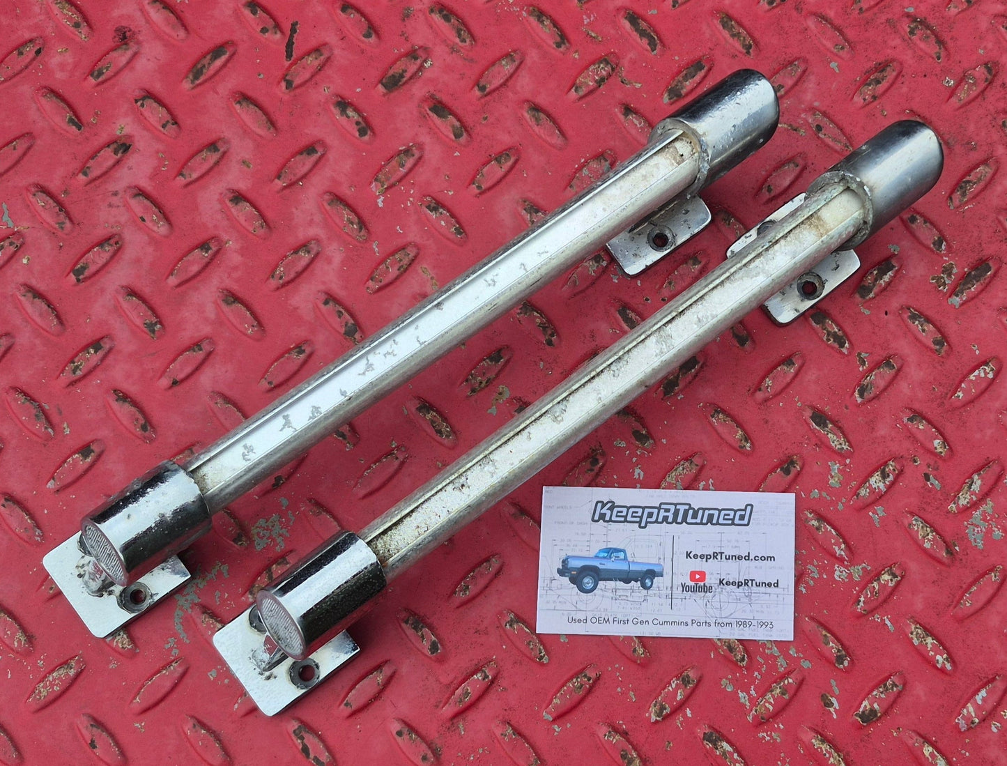 Cab Chrome Grab Handles