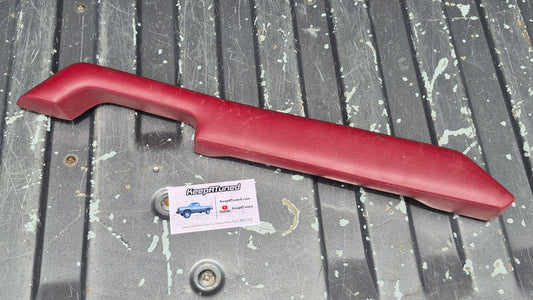 Red Drivers Arm Rest 89-93 Dodge Ram 1st Gen Cummins - VERY GOOD condition