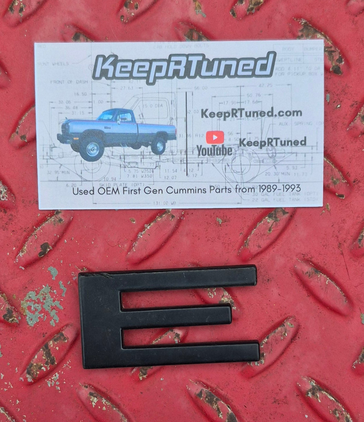 Grille Letters (Choose Which One) 91-93 Dodge Ram 1st Gen Cummins (Read)