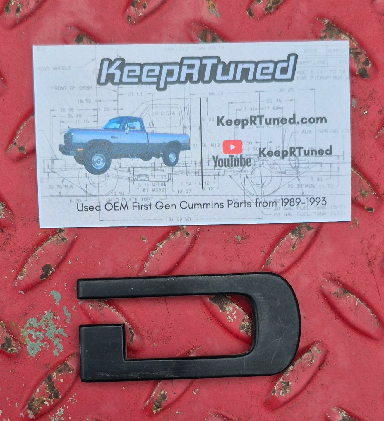 Grille Letters (Choose Which One) 91-93 Dodge Ram 1st Gen Cummins (Read)